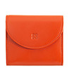Оранжев дамски портфейл от естествена кожа Malaga-0 снимка