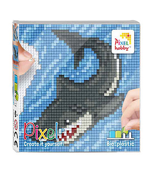 Креативен хоби комплект с пиксели Акула снимка