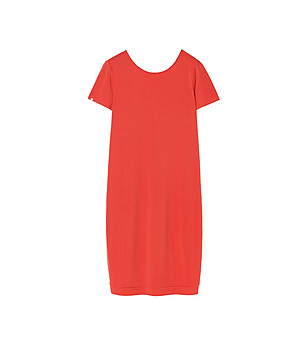 Рокля с цвят корал Koka снимка