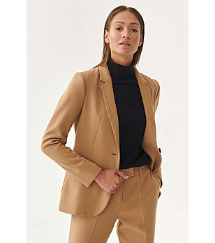 Дамско сако в цвят камел Ramona снимка