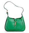 Дамска зелена чанта от естествена кожа Farida-0 снимка