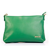 Зелена дамска чанта от естествена кожа Enia-1 снимка