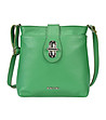 Зелена дамска чанта за рамо от естествена кожа Tanita-0 снимка