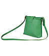 Зелена дамска чанта за рамо от естествена кожа Tanita-1 снимка