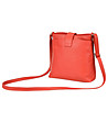 Червена дамска чанта за рамо от естествена кожа Tanita-1 снимка