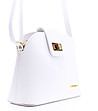 Дамска кожена бяла чанта Ilana-3 снимка