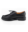 Дамски черни кожени обувки Arden-3 снимка