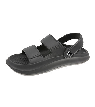 Черни мъжки сандали снимка