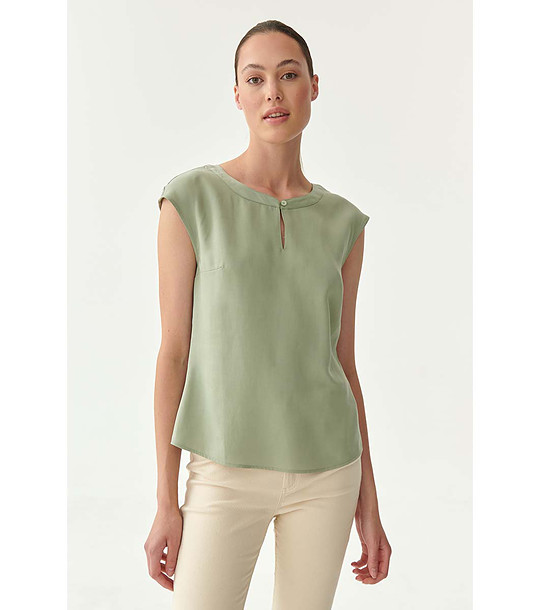 Светлозелена дамска блуза Rosel снимка