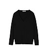 Черен дамски пуловер Poli-4 снимка