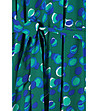 Рокля в зелени и тюркоазени нюанси Liso-4 снимка