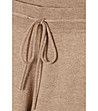 Дамски панталон в бежово Pilomi-3 снимка