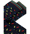 Многоцветни мъжки чорапи Pin-1 снимка