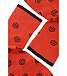 Оранжеви мъжки чорапи с принт зарове Cubi-1 снимка