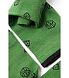 Зелени мъжки чорапи с принт зарове Cubi-1 снимка