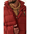 Мъжко зимно яке в червен нюанс Watt-3 снимка