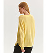 Жълт дамски пуловер Lilia-1 снимка
