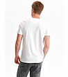 Памучна бяла мъжка тениска Elios-1 снимка