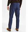 Мъжки памучен панталон в син нюанс Stevie-2 снимка