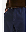 Мъжки памучен панталон в син нюанс Stevie-3 снимка