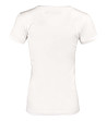 Бяла памучна дамска тениска Gabora-1 снимка