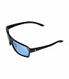 Unisex слънчеви очила в черно със сини лещи Authentic Braze-1 снимка