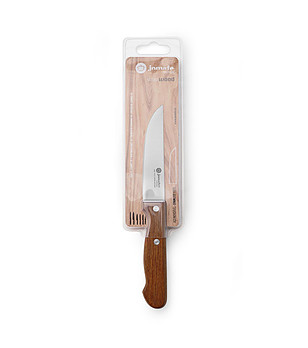Нож за зеленчуци с кафява дръжка 10 см снимка