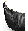 Черна кожена дамска чанта Rita-2 снимка