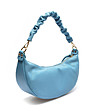 Светлосиня кожена дамска чанта Rita-2 снимка