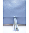 Кожена дамска синя чанта Modelia-2 снимка