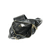 Черна дамска кожена чанта тип пеперуда Karimа-2 снимка