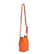 Малка оранжева кожена чанта Andrina-2 снимка