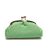 Зелена дамска клъч чанта от слама Ksenia-1 снимка