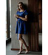 Стилна рокля в син нюанс Ksenia-0 снимка