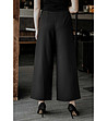 Черен елегантен дамски панталон Keila-1 снимка