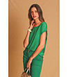 Дамска зелена блуза-2 снимка