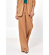 Дамски панталон в цвят камел Karra-4 снимка
