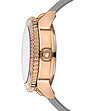 Дамски часовник в розовозлатисто със сива каишка Rome-2 снимка