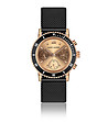 Дамски часовник в черно и златисто Granada-0 снимка