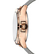 Дамски розовозлатист часовник със сива каишка Verona-2 снимка