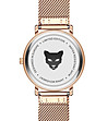 Розовозлатист дамски часовник с бял циферблат Monaco-2 снимка