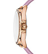 Розовозлатист дамски часовник с розова каишка Malaga-2 снимка