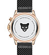 Черен мъжки часовник хронограф Milan-3 снимка