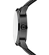 Мъжки черен часовник със силиконова каишка Perth-2 снимка