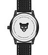 Черен мъжки часовник със силиконова каишкаPerth-3 снимка
