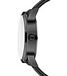 Черен мъжки часовник с каишка от естествена кожа Perth-2 снимка