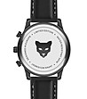 Мъжки черен мултифункционален часовник London-3 снимка