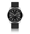 Мъжки часовник с черно и сребристо Cologne-0 снимка
