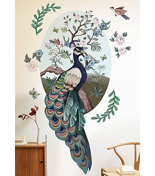 Декоративен стикер - пано Peacock снимка