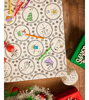 Детска покривка за оцветяване Calendar снимка